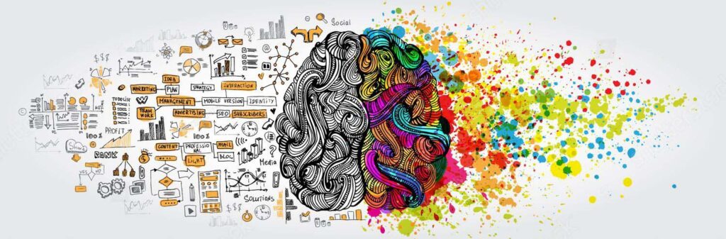 infographic brain concept